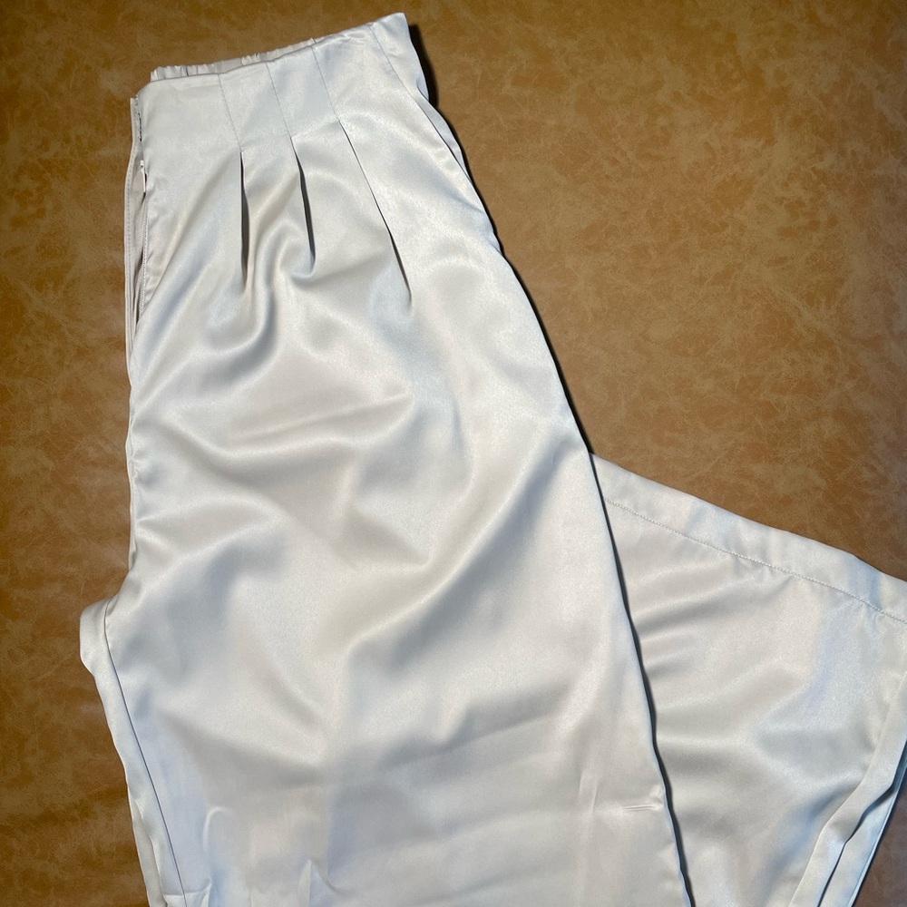 DO+BE Cream Satin Pants